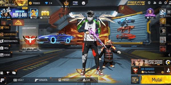 Gambar Product AKUN FREE FIRE SULTAN MURAH EP 54+ VAULT 822+ GUNSKINS 776+ EVOGUN MAX 5 SG2 RAPPER ALL ROF JENGGOT BNL TAS SAYAP LEV 78 #52