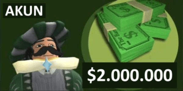 Gambar Product [ACCOUNT] 2M Bloxburg Cash - Welcome to Bloxburg! - [READ DESCRIPTION]