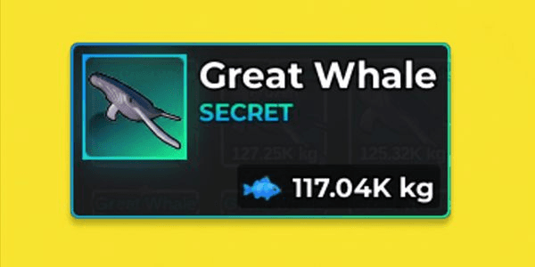 Gambar Product Great Whale / Ikan Paus (SECRET) - Fish It
