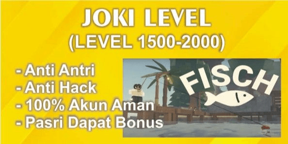 Gambar Product JOKI LV FISCH (LEVEL 1500 - 2000)