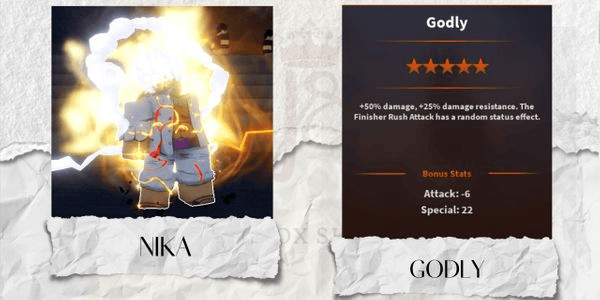 Gambar Product Godly Nika / Gear 5 | Mythic Trait - A Universal Time (AUT)