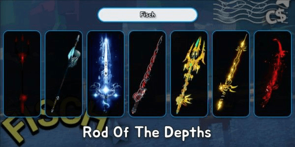 Gambar Product Akun Rod Of The Depths | Fisch