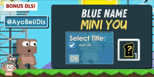 Gambar Product Akun Blue Name Murah