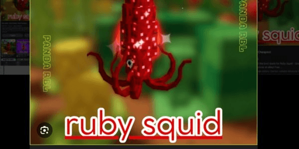 Gambar Product Grow A Garden Ruby Squid
