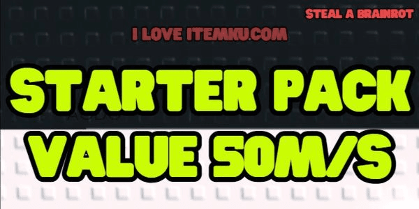 Gambar Product STARTERPACK ID SECRET VALUE 50M/s | Steal A Brainrot