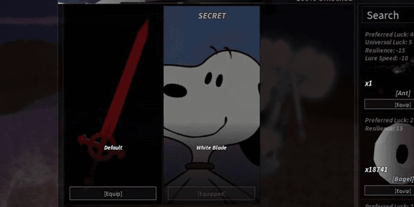 Gambar Product White blade skin nate rod fisch