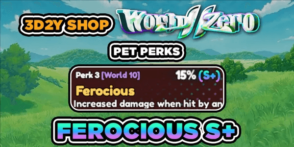 PET FEROCIOUS S+ PERK