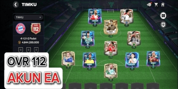 Gambar Product EA SPORTS FC MOBILE ACCOUNT OVR 112