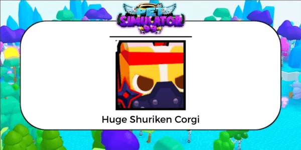 Huge Shuriken Corgi