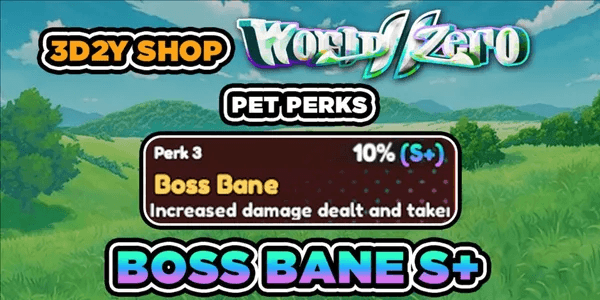 PET BOSS BANE S+ PERK