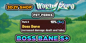 PET BOSS BANE S+ PERK