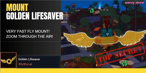 Gambar Product Golden Lifesaver Mount | Limited Item Dig It RBL