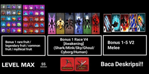 ACCOUNT LEVEL MAX BONUS 1 RACE V4 AWAKENING