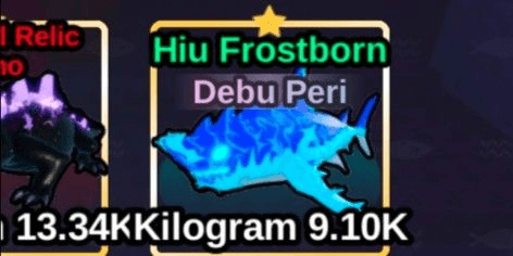 Gambar Product Frostborn Shark Mutasi Fairydust