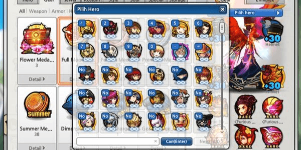 Gambar Product Akun Lost Saga Valofe Herper Ramai Murmer Sultan!!