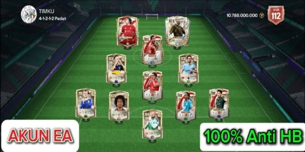 Gambar Product CHEAPEST EA SPORTS FC MOBILE ACCOUNT OVR 112