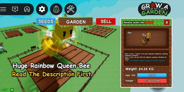 Gambar Product Huge Queen Bee | Rainbow Mutation - Age 100