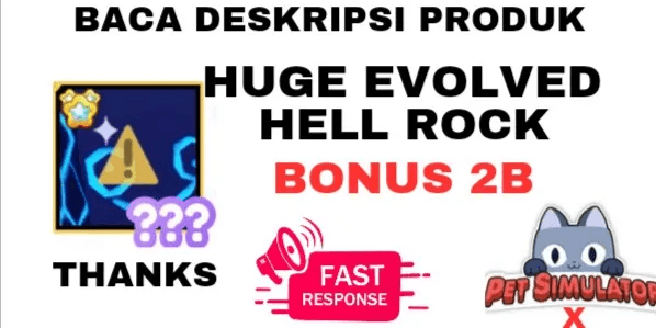 HUGE EVOLVED HELL ROCK - TRANSFERRED