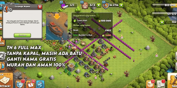 Gambar Product TH 6 ALL MAX FULL LANGKAㅤTANPA KAPALㅤADA BATUㅤSESUAI GAMBARㅤAMAN BERGARANSI