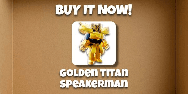 Gambar Product GOLDEN TITAN SPEAKERMAN (ULTIMATE) | TOILET TOWER DEFENDS