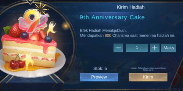 Gambar Product 9th anniversary cake