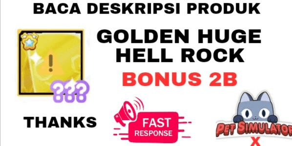 Gambar Product HUGE GOLDEN HELL ROCK - TRANSFERRED