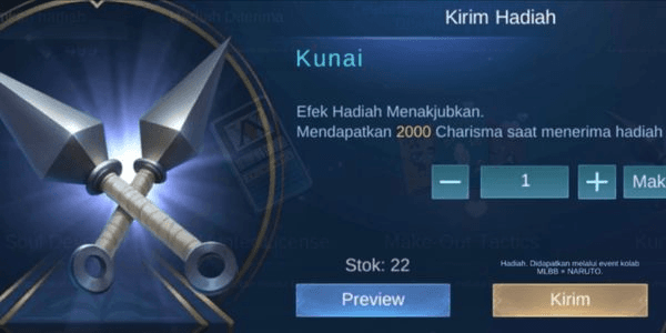 Gambar Product Kunai