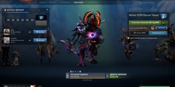 Gambar Product Shadow Demon Vile of Vessel Winter Hoard Collector Cache 2024