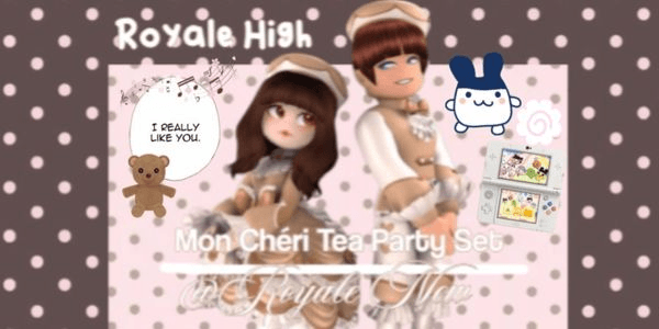 Gambar Product Mon Chéri Tea Party Set Royale High - Royale New