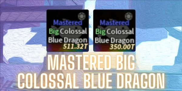 Gambar Product Mastered Big Colossal Blue Dragon