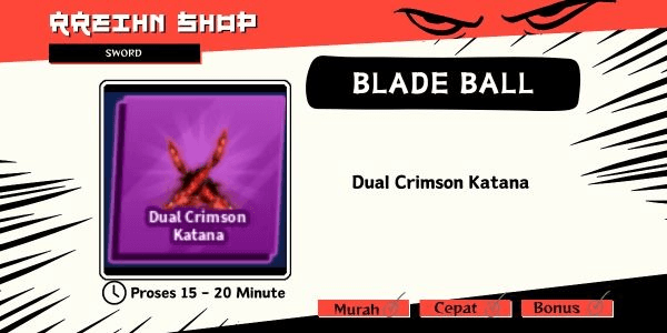 Gambar Product Dual Crimson Katana