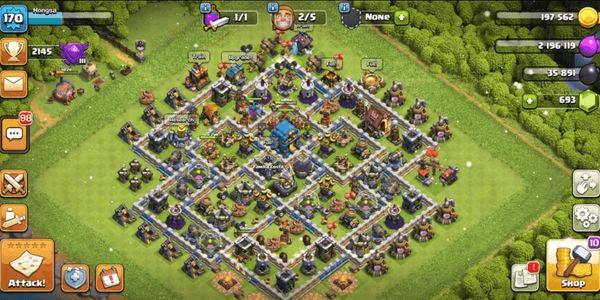 Gambar Product Town Hall 12 SEMI MAX | EXP 170 | SPECIAL PRICE | HIGH HERO LEVEL | FULL ACCESS