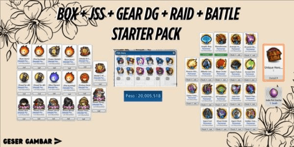 Gambar Product 2 Unique Hero Accounts Ready to Use [Read Description]