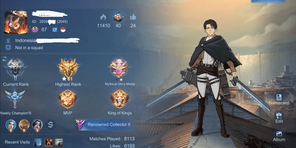 Gambar Product Akun Mobile Legends Sultan