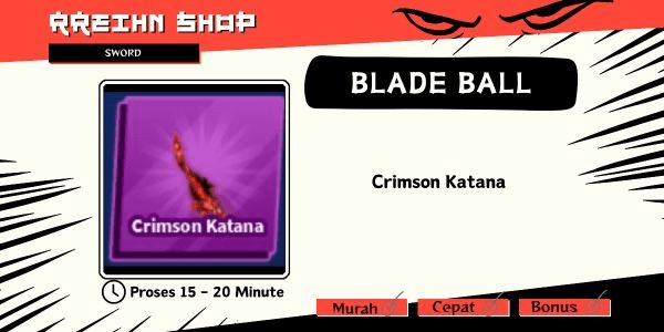 Gambar Product Crimson Katana