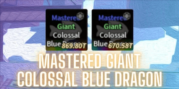 Gambar Product Mastered Giant Colossal Blue Dragon