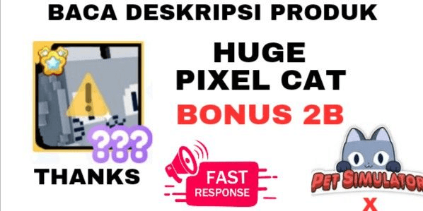 Gambar Product HUGE PIXEL CAT - TRANSFERRED