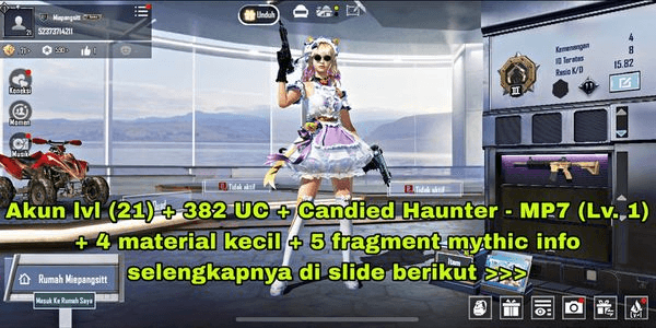 Gambar Product New pubg account + UC