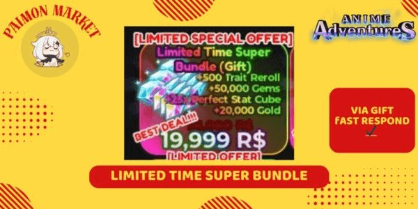 Gambar Product Limited Time Super Bundle | Anime Adventures