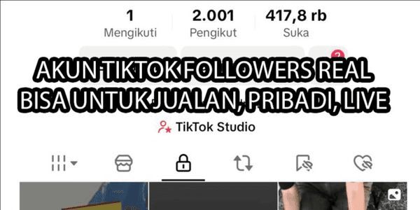 Gambar Product #2 AKUN TIKTOK SESUAI GAMBAR