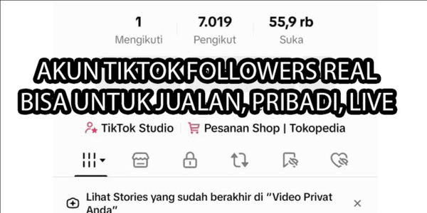 Gambar Product #5 AKUN TIKTOK SESUAI GAMBAR