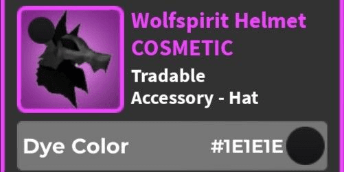 Gambar Product Wolfspirit Helmet (1E1E1E) // World Zero