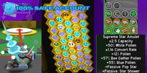 Gambar Product 50 BEE BLUE HIVE LVL 16-17