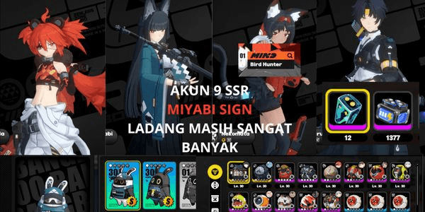 Gambar Product [ASIA] 9 SSR MIYABI SIGN,NEKOMATA M1,HARUMASA,KOLEDA,WEEPING CRADLE,AGENT GULLIVER,OFFICER CUI, LADANG MASIH BANYAK