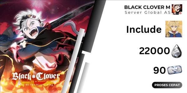 Gambar Product Black Clover M Platinum Edition account
