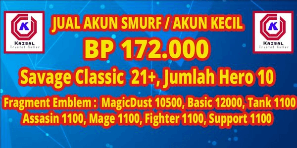 Gambar Product Akun Mobile Legends #03 dari Kaisal Shop