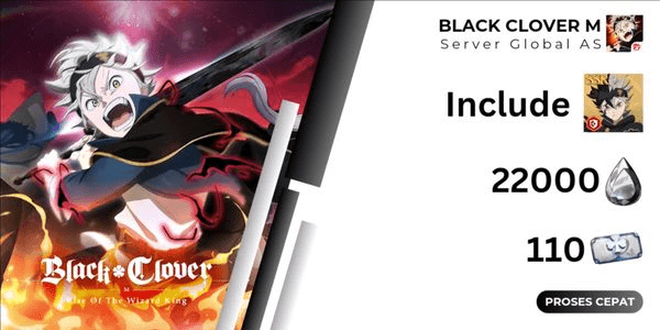 Gambar Product Gacha Crystal Black Clover Mobile Yearly Edition account