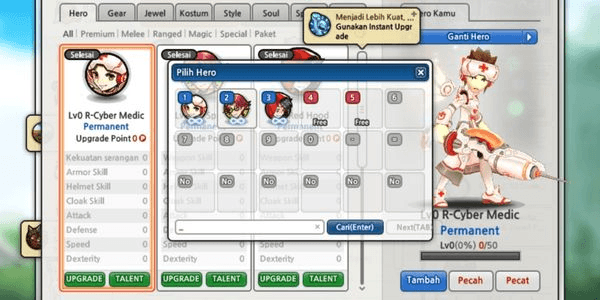 Gambar Product Akun Lost Saga Origin Valofe #Sultan