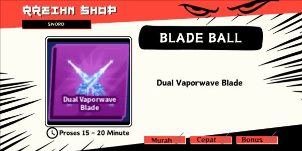 Gambar Product Dual Vaporwave Blade