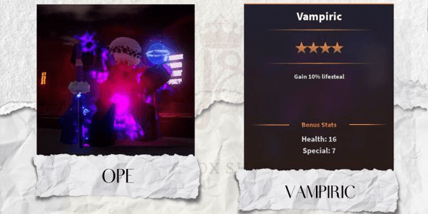 Gambar Product Vampiric Ope | Legendary Trait - A Universal Time (AUT)